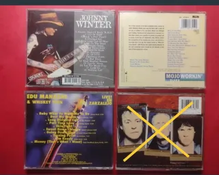 Blues-Rock-Soul. Cds. Lote