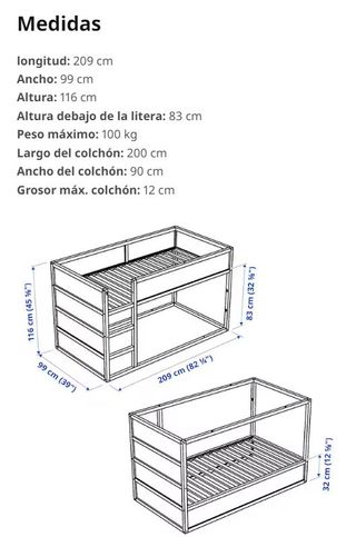 Cama infantil Kura IKEA