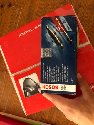 Pastillas y discos de frenos, Nuevos!