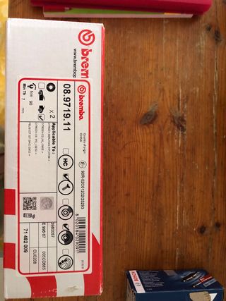 Pastillas y discos de frenos, Nuevos!