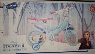 Bici Frozen niña