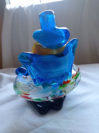 Cenicero Payaso de cristal de murano