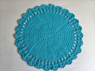 Bajoplato/Salvamanteles crochet