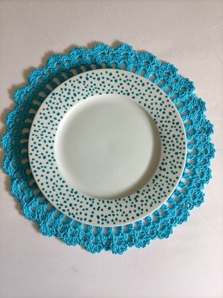 Bajoplato/Salvamanteles crochet