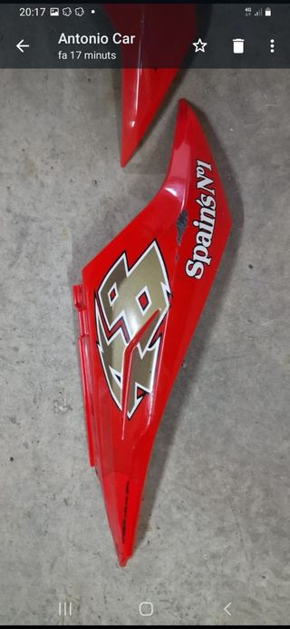 Carenado aprilia rs 125 afilada