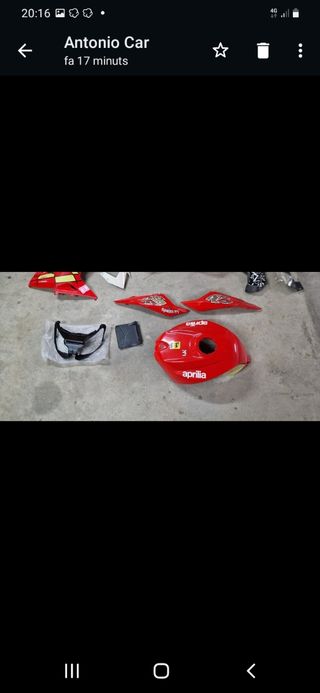 Carenado aprilia rs 125 afilada