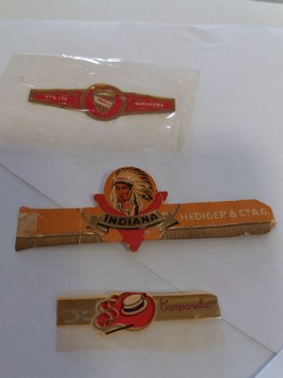 vitolas Indiana. Hediger y otras