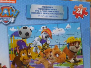 Puzzle 3D Patrulla Canina + 3 años
