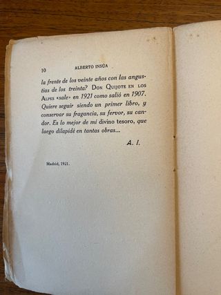 DON QUIJOTE EN LOS ALPES 1921