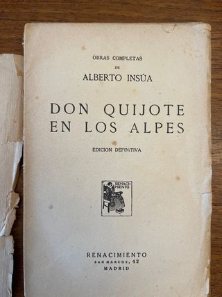 DON QUIJOTE EN LOS ALPES 1921