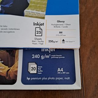 Papel fotográfico para impresora varios tamaños y+