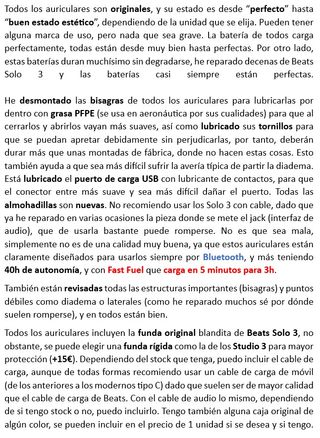 Beats Solo 3 Originales VARIOS COLORES