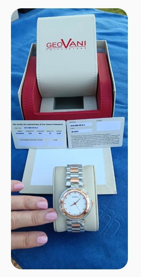 Reloj Joya Geovani Swiss Diamond