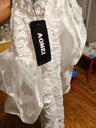 Vestido de novia romántico cortó