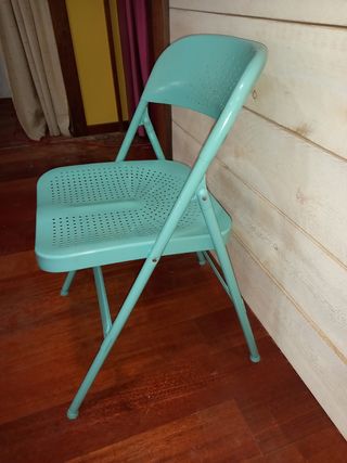 Silla de chapa  plegable