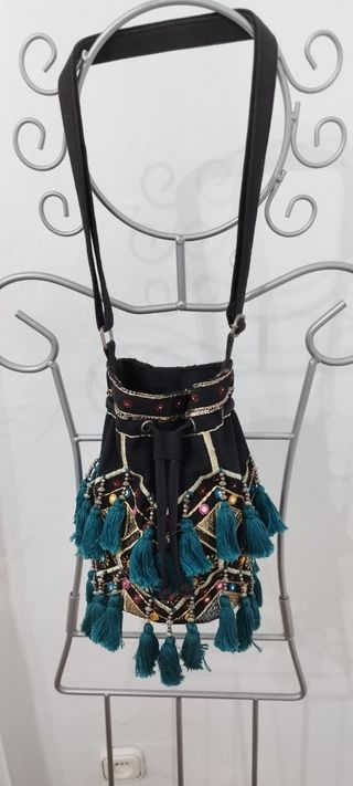 Bolso de hombro en tela de varios colore