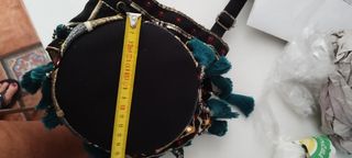 Bolso de hombro en tela de varios colore