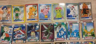 Lote de cromos Digimon