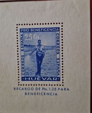 Sellos España Pro Beneficíecia Huevar