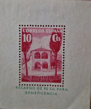 Sellos España Pro Beneficíecia Huevar
