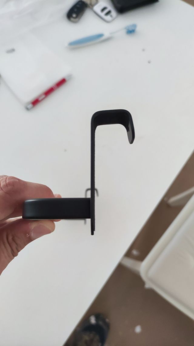 Toallero 40cm color negro