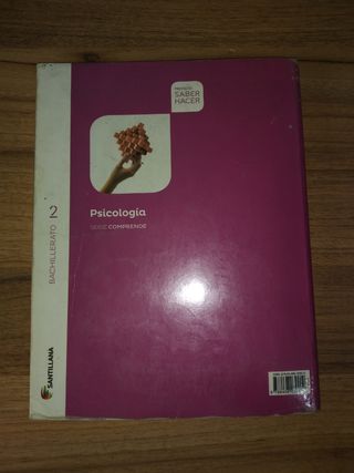 Libro Psicología 2º Bach Santillana