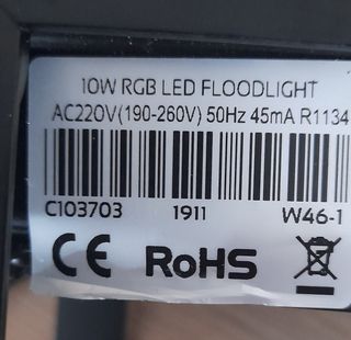 FOCO PROYECTOR LED MULTICOLOR