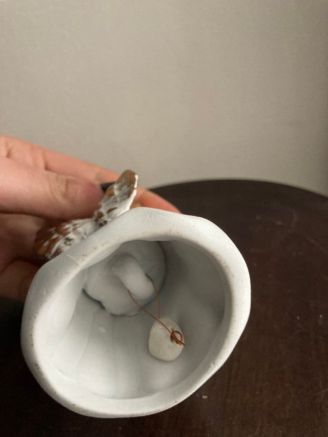 campanella angelo bianco e oro