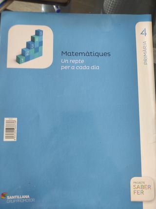 Libro Matemáticas 4 Primaria
