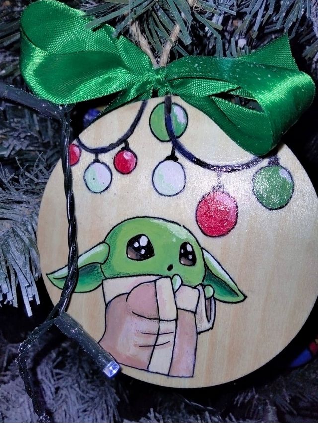Baby Yoda Star Wars decoración árbol de Navidad