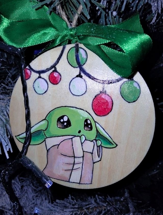 Baby Yoda Star Wars decoración árbol de Navidad