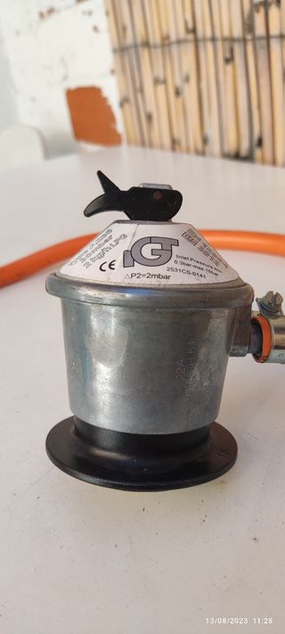Regulador de gas para bombona maranja