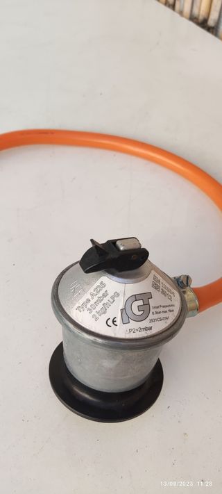 Regulador de gas para bombona maranja