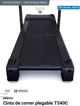 Cinta de correr plegable T540C DOMYOS