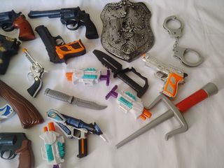 Lote armas de juguete