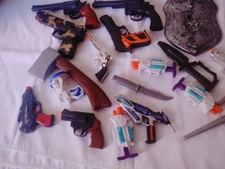 Lote armas de juguete