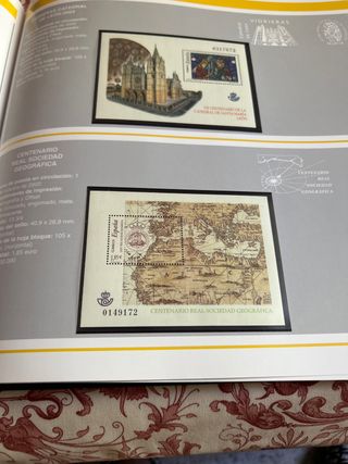 Libro sellos España y Andorra 2003 con sellos