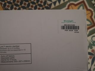 Estérilizador de biberones SUAVINEX