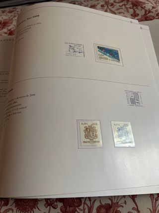 Libro sellos España y Andorra 2006 con sellos