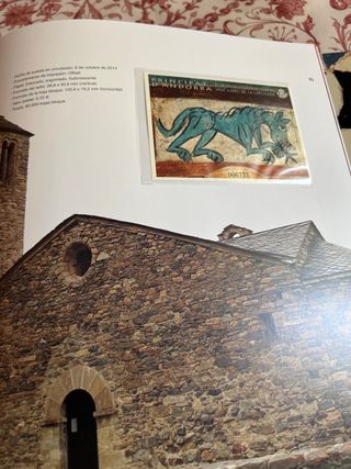 Libro sellos España y Andorra 2014 con sellos