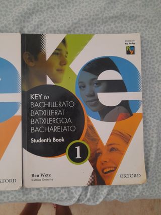 2 Libros key to bachillerato Ingles
