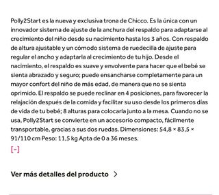 Trona Chicco Polly2Start