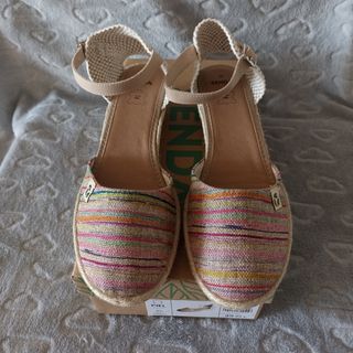 Sandalias cuña multicolor senda road 39