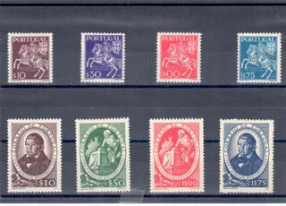 Portugal 1944 año completo sellos