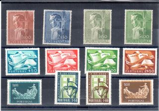Portugal 1954 año completo sellos