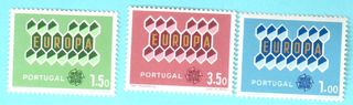 sellos Portugal Europa 1962