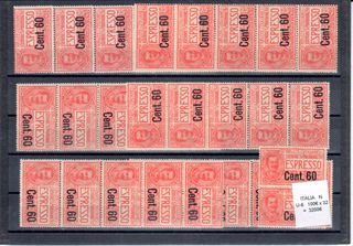 32 sellos Italia 1922