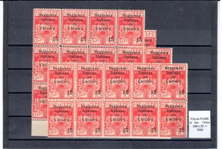 25 sellos italia fiume