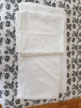Edredón y funda cuna
