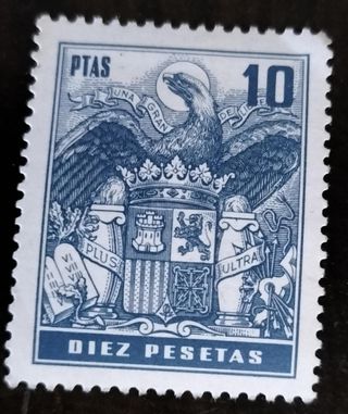 Sello de 10 pesetas